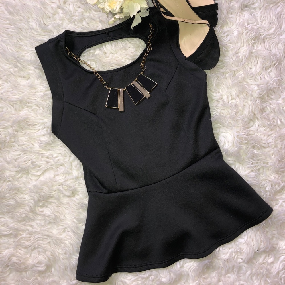 Black Baby Doll Top